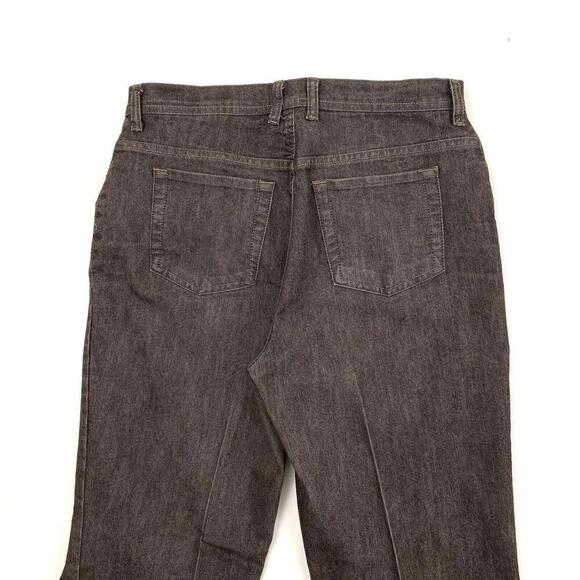 Gloria Vanderbilt Amanda Straight Leg Women's size 12 Black Denim Jeans - Picture 2 of 4